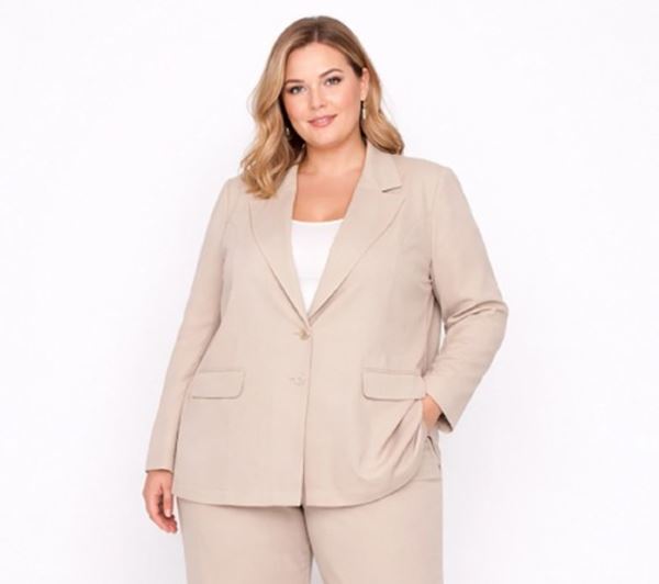 Immagine di CURVY GIRL ELEGANT TAILORED BLAZER